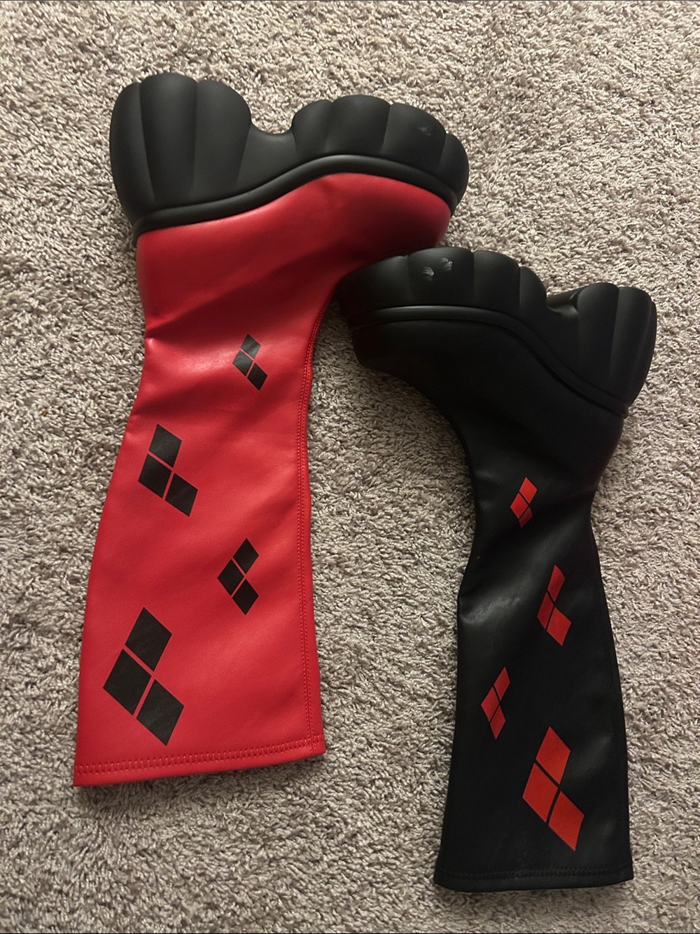 Harlequin Red & Black Women’s Long Socks